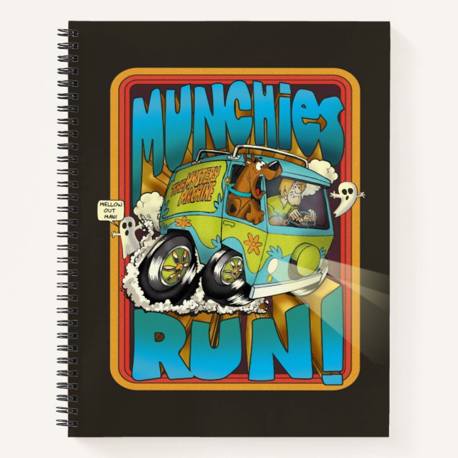 Scooby-Doo and Shaggy "Munchies Run!" Notebook (Front)