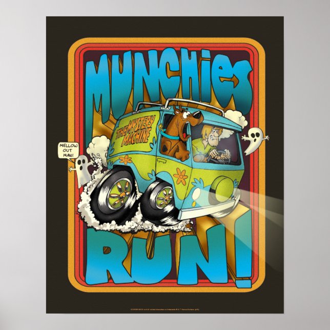 Scooby-Doo and Shaggy "Munchies Run!" Poster (Front)