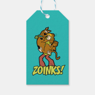 Scooby-Doo and Shaggy Zoinks! Gift Tags
