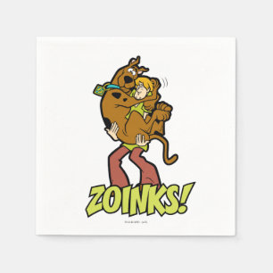 Scooby-Doo and Shaggy Zoinks! Napkin