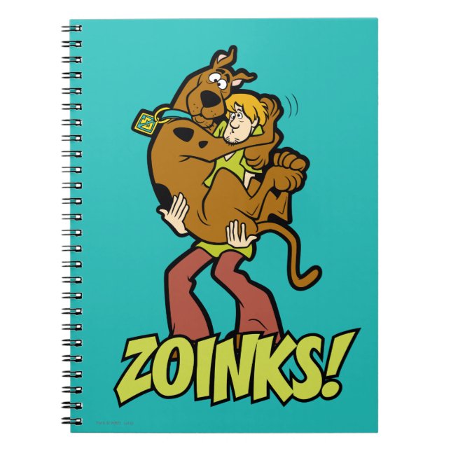 Scooby-Doo and Shaggy Zoinks! Notebook (Front)