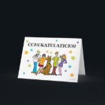 Scooby-Doo and the Gang Congratulations Card<br><div class="desc">Send congrats with this groovy Scooby-Doo and the gang card!</div>