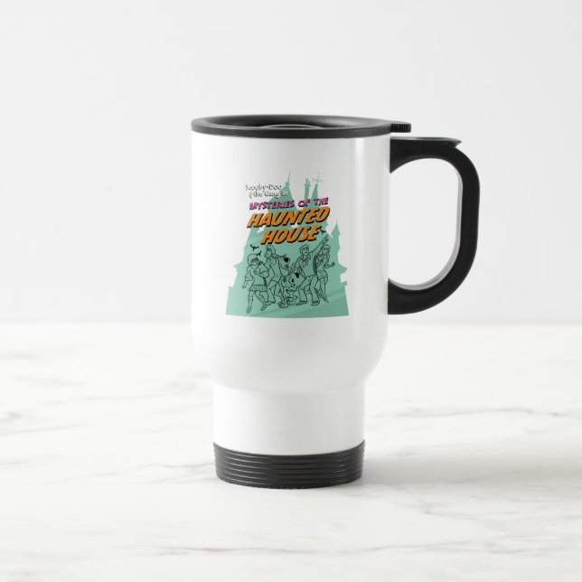 Scooby-Doo and the Gang "Haunted House" Travel Mug (Right)