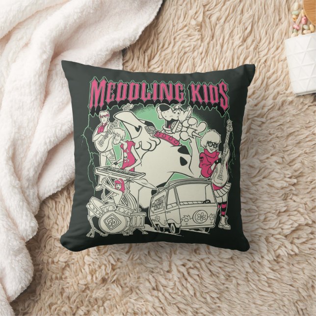 Scooby-Doo and the Gang Meddling Kids Punk Band Cushion (Blanket)