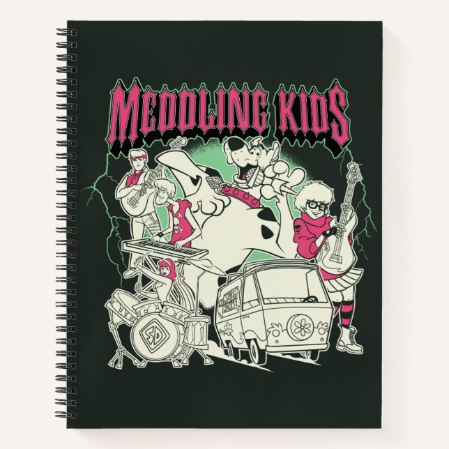 Scooby-Doo and the Gang Meddling Kids Punk Band Notebook (Front)