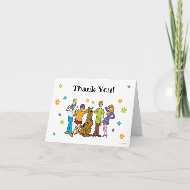 Scooby-Doo and the Gang Thank You Card (Front)