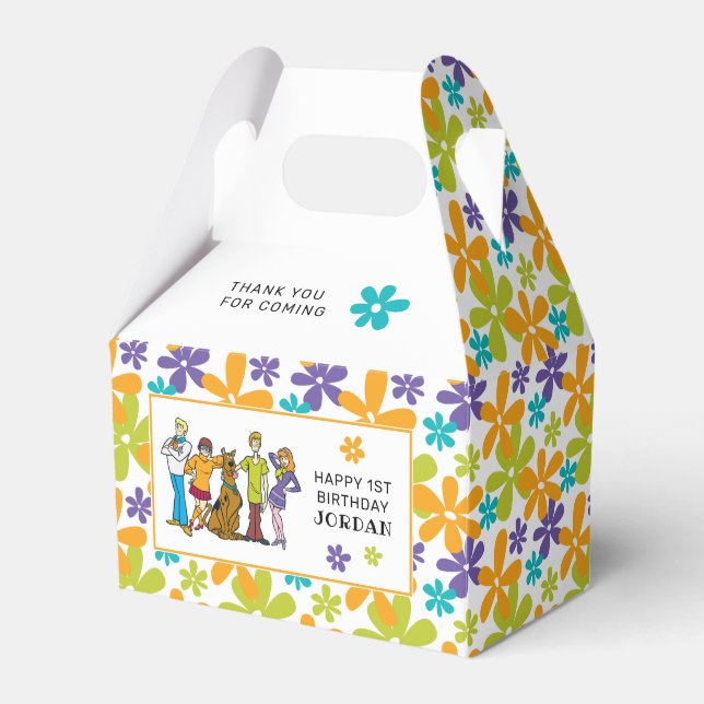 Scooby-Doo and the Gang Thank You Favour Box (Front Side)
