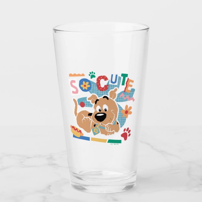 Scooby-Doo | Baby Scooby-Doo So Cute Glass (Front)