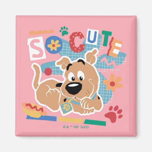 Scooby-Doo | Baby Scooby-Doo So Cute Magnet (Front)