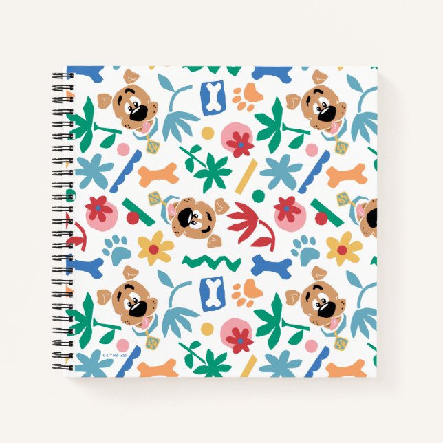 Scooby-Doo | Baby Scooby-Doo So Cute Pattern Notebook (Front)