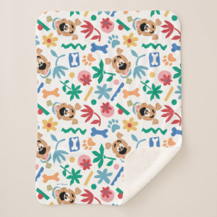 Scooby-Doo   Baby Scooby-Doo So Cute Pattern Sherpa Blanket