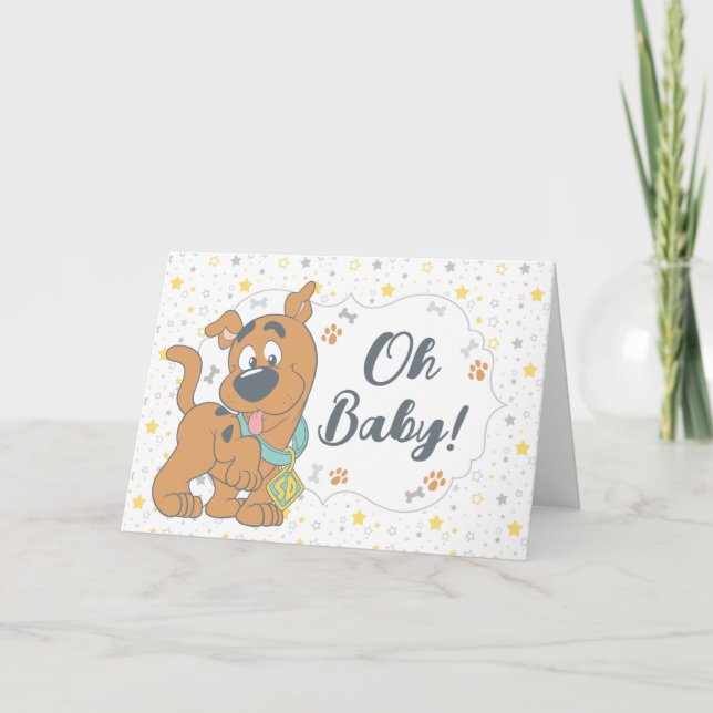 Scooby-Doo Baby Shower Card (Front)