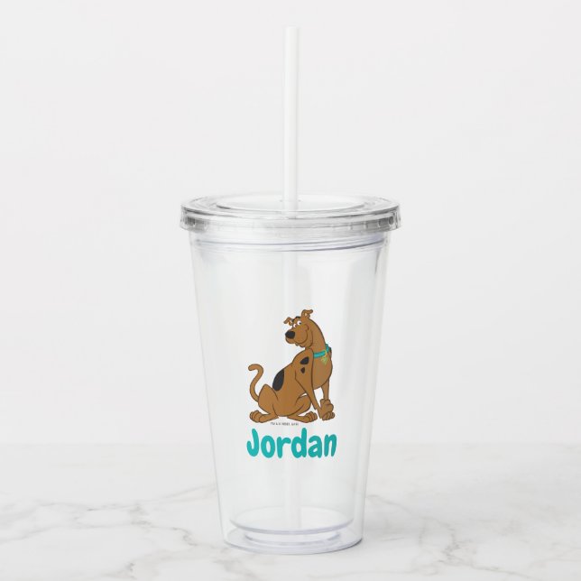 Scooby-Doo Bashful Pose Acrylic Tumbler (Front)