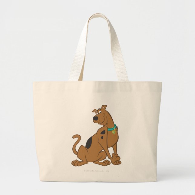 Scooby-Doo Bashful Pose Large Tote Bag (Front)