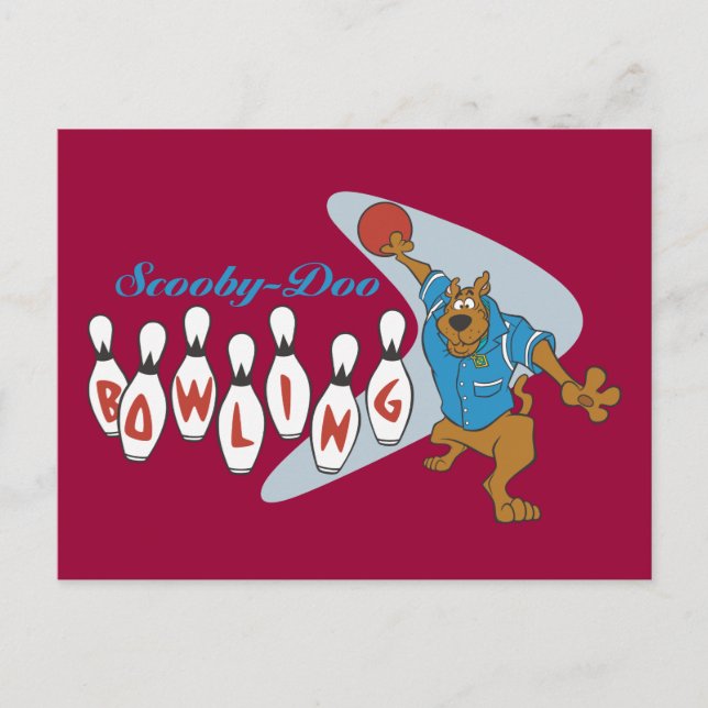 Scooby-Doo Bowling Postcard (Front)