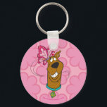 Scooby-Doo Butterfly Kisses Key Ring<br><div class="desc">Check out a colorful butterfly giving kisses to Scooby-Doo!</div>