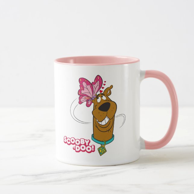 Scooby-Doo Butterfly Kisses Mug (Right)