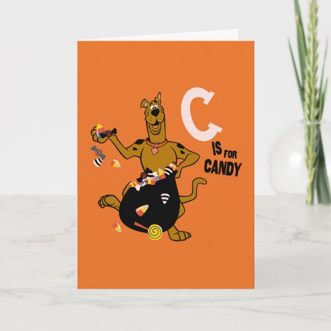 Scooby-Doo | C is for Candy Card (Front)