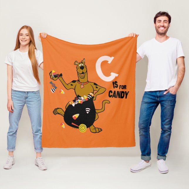 Scooby-Doo | C is for Candy Fleece Blanket (In Situ)