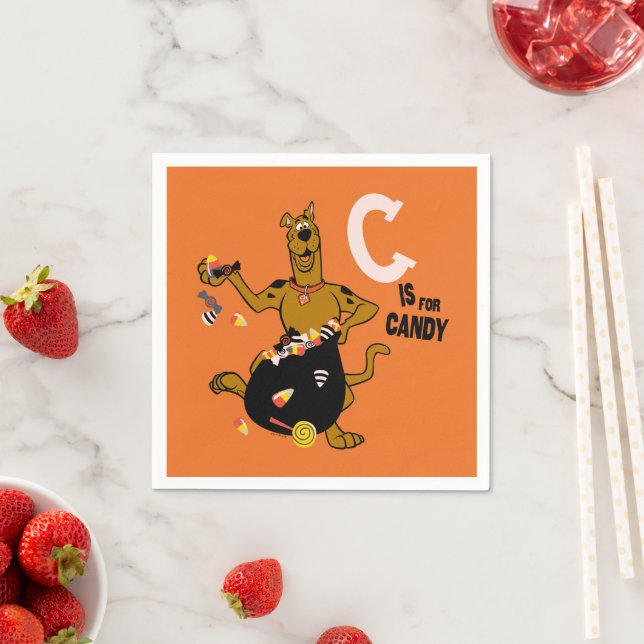 Scooby-Doo | C is for Candy Napkin (Insitu)