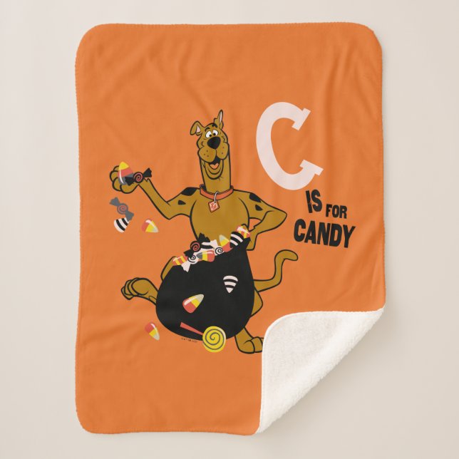 Scooby-Doo | C is for Candy Sherpa Blanket (Front)
