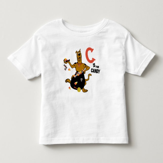 Scooby-Doo | C is for Candy Toddler T-Shirt (Front)