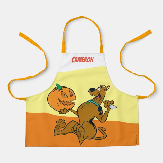 Scooby-Doo Carving Pumpkin Apron (Front)