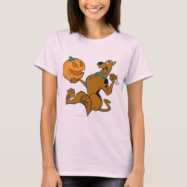 Scooby-Doo Carving Pumpkin T-Shirt (Front)
