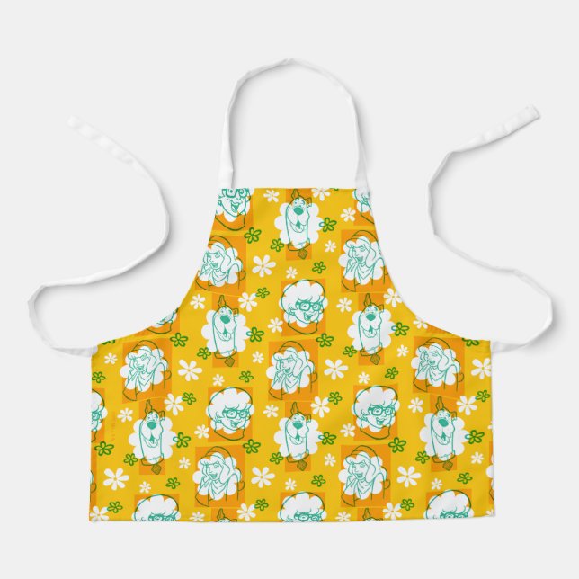 Scooby-Doo | Character Floral Pattern Apron (Front)