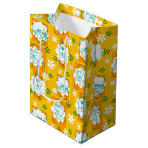 Scooby-Doo Character Floral Pattern Medium Gift Bag
