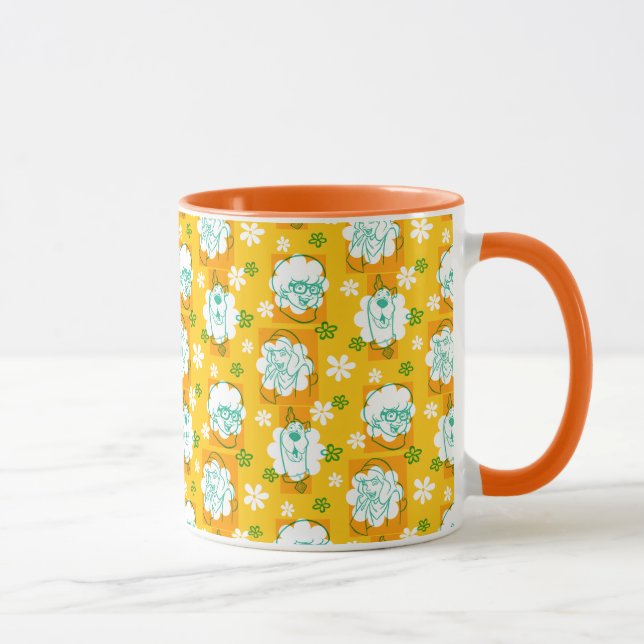 Scooby-Doo | Character Floral Pattern Mug (Right)
