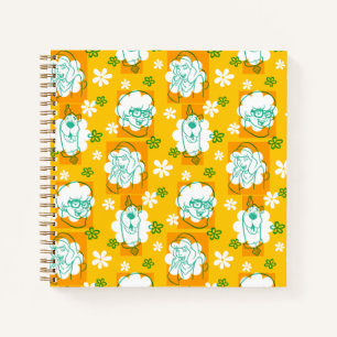 Scooby-Doo   Character Floral Pattern Notebook