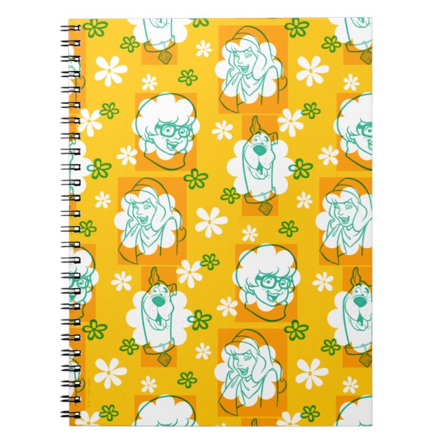 Scooby-Doo | Character Floral Pattern Notebook (Front)