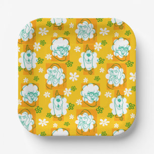 Scooby-Doo   Character Floral Pattern Paper Plate