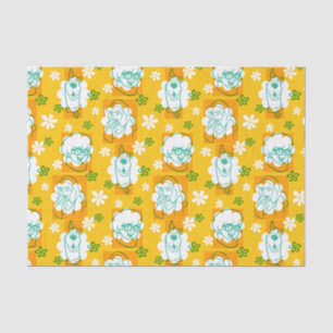 Scooby-Doo Character Floral Pattern Tissue Paper