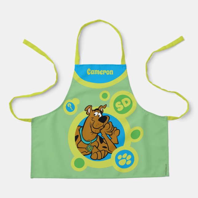 Scooby-Doo Circles SD Badge Apron (Front)