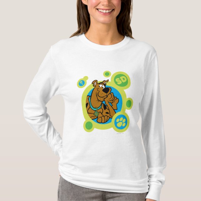 Scooby-Doo Circles SD Badge T-Shirt (Front)