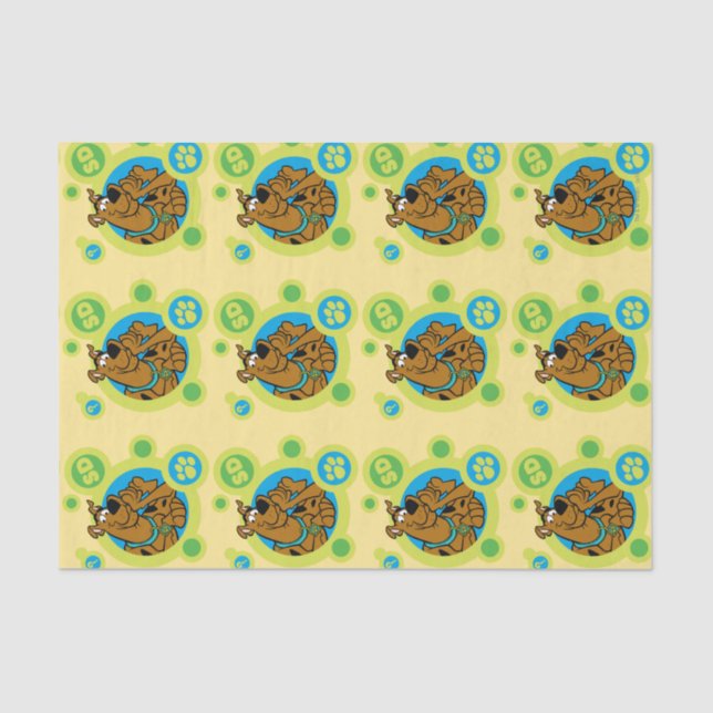 Scooby-Doo Circles SD Badge Tissue Paper (Front)