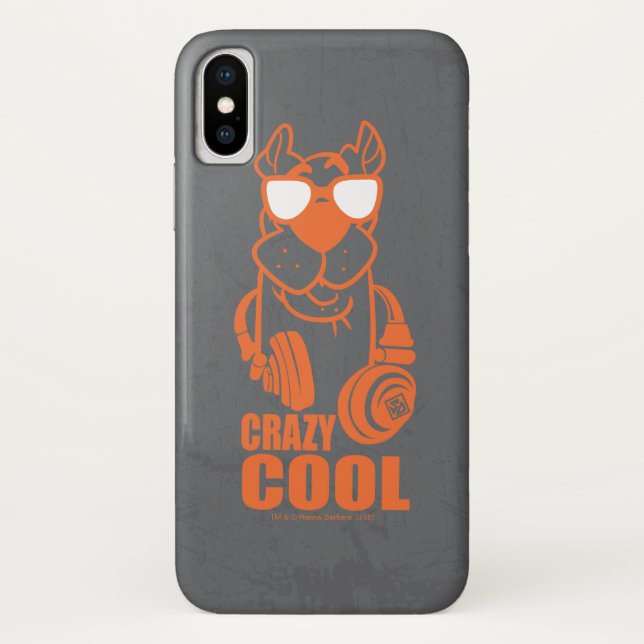 Scooby-Doo "Crazy Cool" Headphone Graphic Case-Mate iPhone Case (Back)