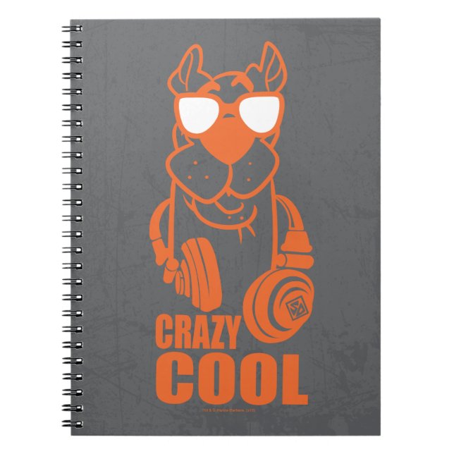 Scooby-Doo "Crazy Cool" Headphone Graphic Notebook (Front)