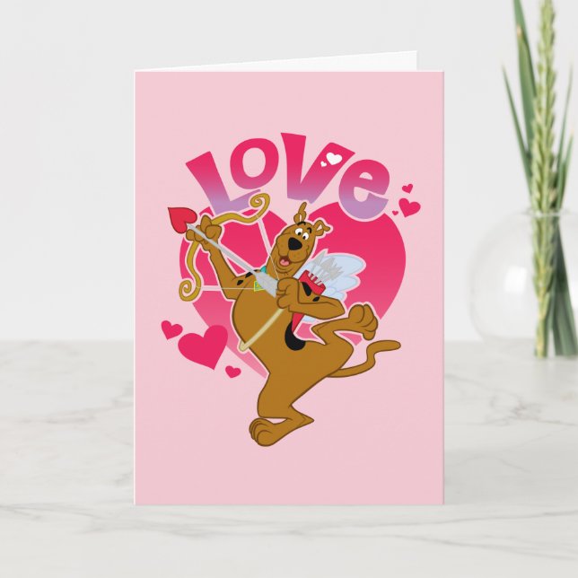 Scooby-Doo Cupid - Love Holiday Card (Front)
