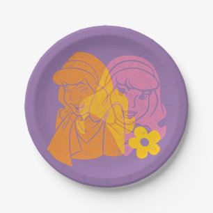 Scooby-Doo   Daphne Flower Portrait Paper Plate