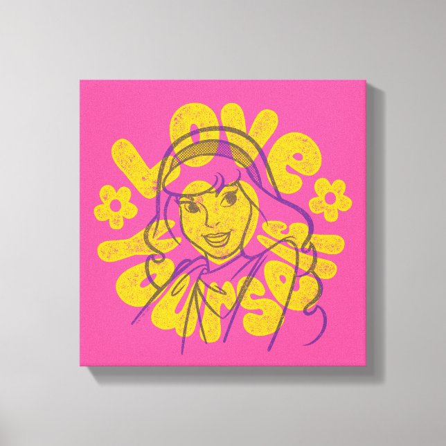 Scooby-Doo | Daphne Love Yourself Canvas Print (Front)