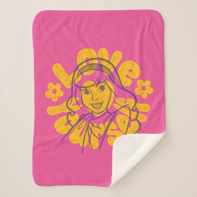 Scooby-Doo | Daphne Love Yourself Sherpa Blanket (Front)