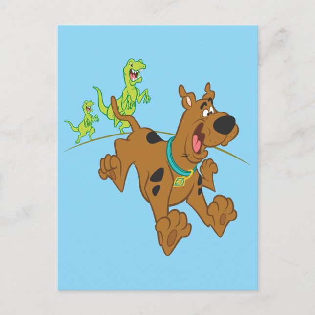 Scooby-Doo Dinosaur Escape Postcard (Front)