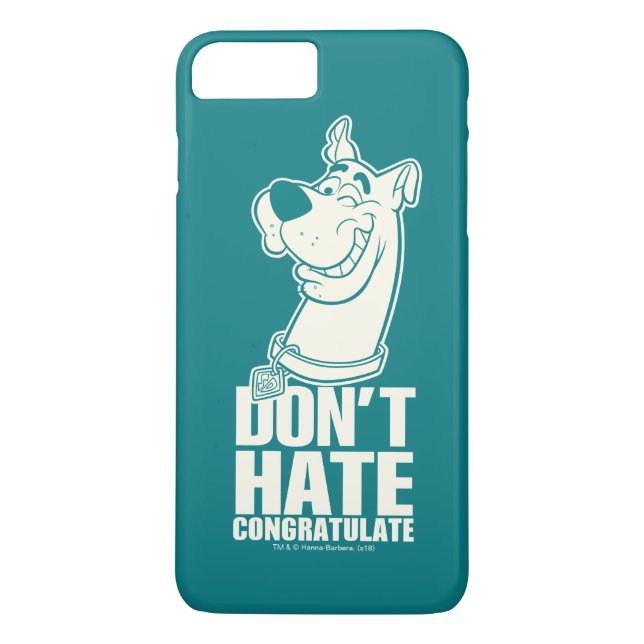 Scooby-Doo "Don't Hate, Congratulate" Graphic Case-Mate iPhone Case (Back)