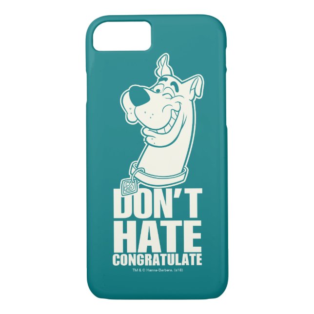 Scooby-Doo "Don't Hate, Congratulate" Graphic Case-Mate iPhone Case (Back)