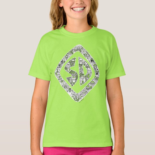 Scooby-Doo Doodle Art T-Shirt (Front)