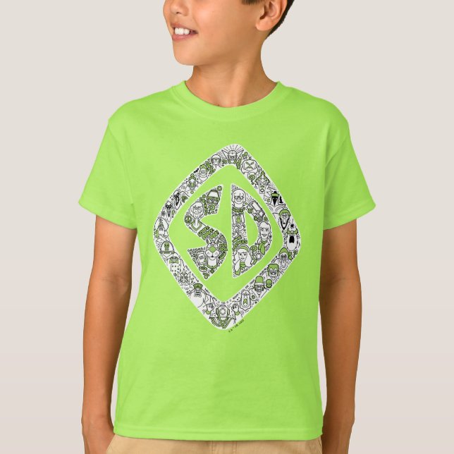 Scooby-Doo Doodle Art T-Shirt (Front)
