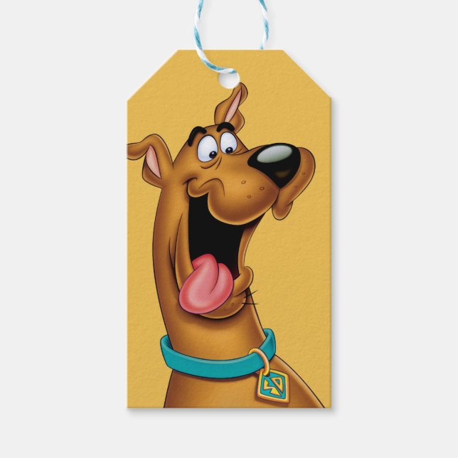 Scooby-Doo Excited Face Gift Tags (Front)